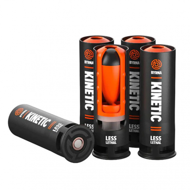 KINETIC LESS LETHAL 12 GAUGE ROUND - 10 COUNT.